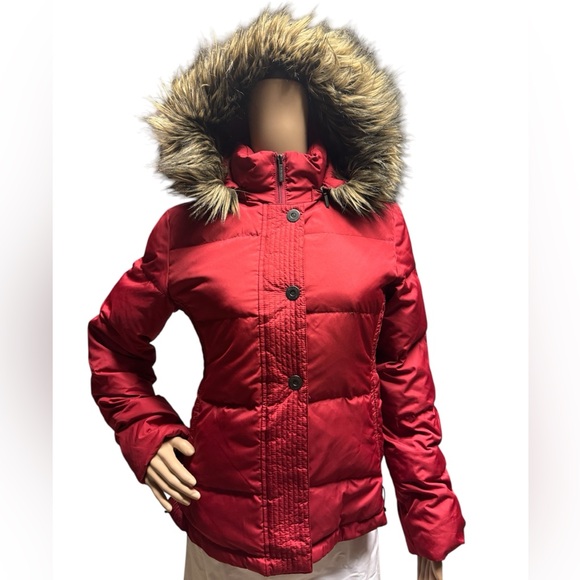 CALVIN KLEIN RED JACKET FOR WOMEN SIZE SMALL - Picture 1 of 10
